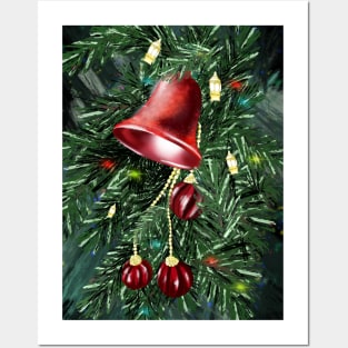 christmas Bell Posters and Art